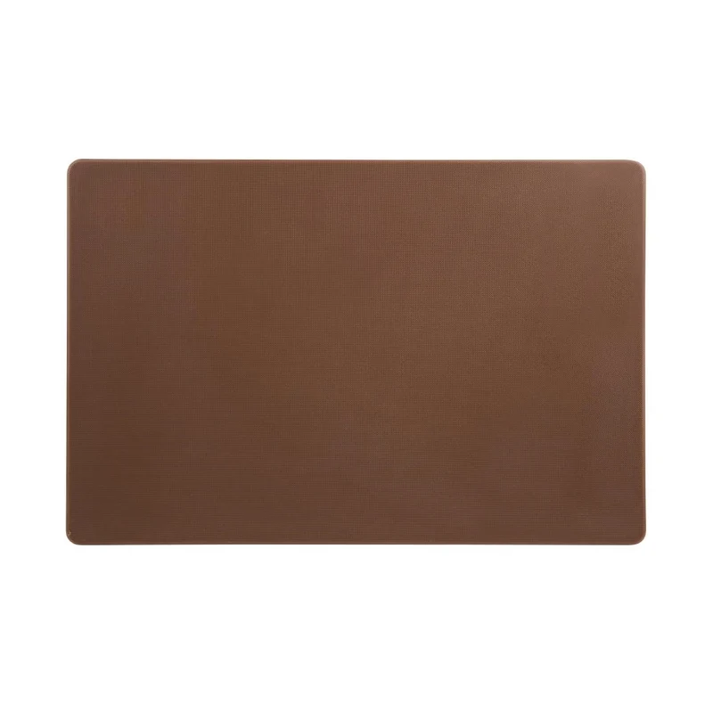 Planche à découper standard épaisse basse densité Hygiplas marron