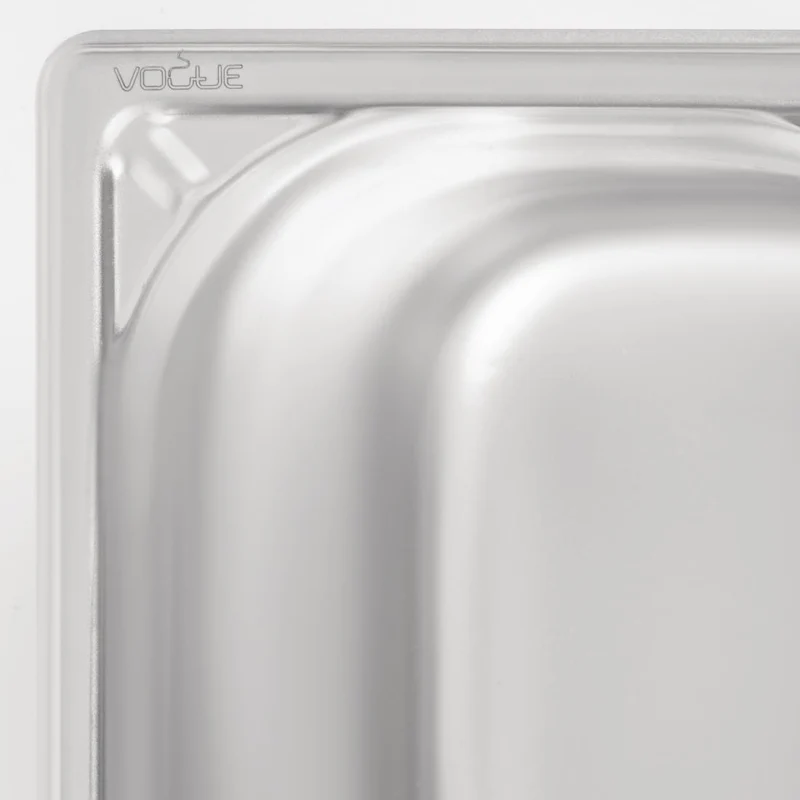 Bac inox 18/10 GN 1/4 Vogue 150mm