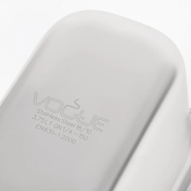Bac inox 18/10 GN 1/4 Vogue 150mm
