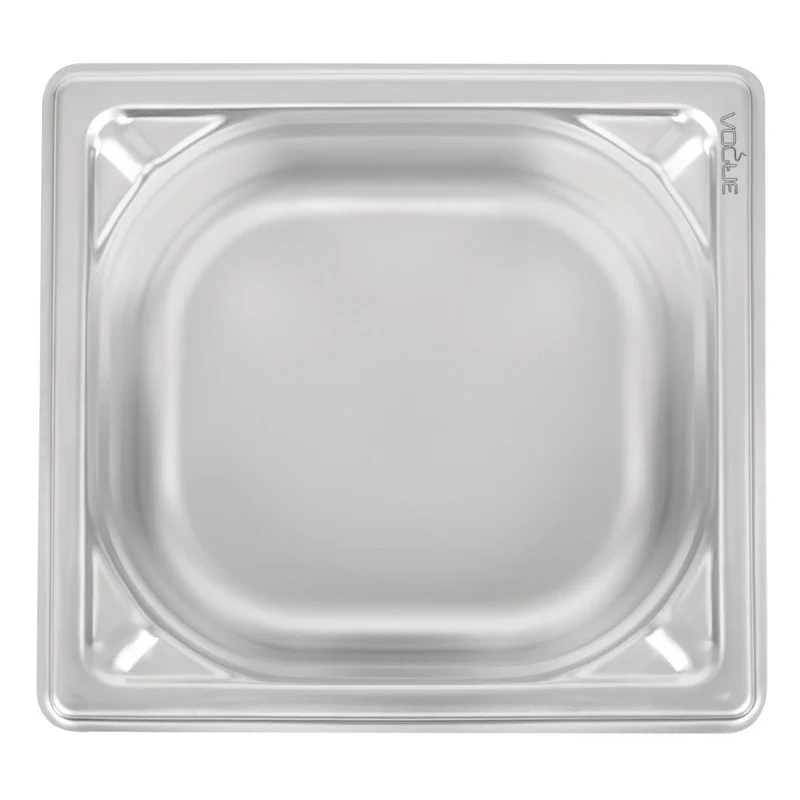 Bac inox 18/10 GN 1/6 professionnel Vogue 65mm