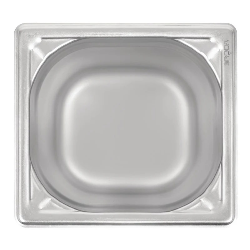 Bac professionnel inox 18/10 Vogue GN 1/6 200mm
