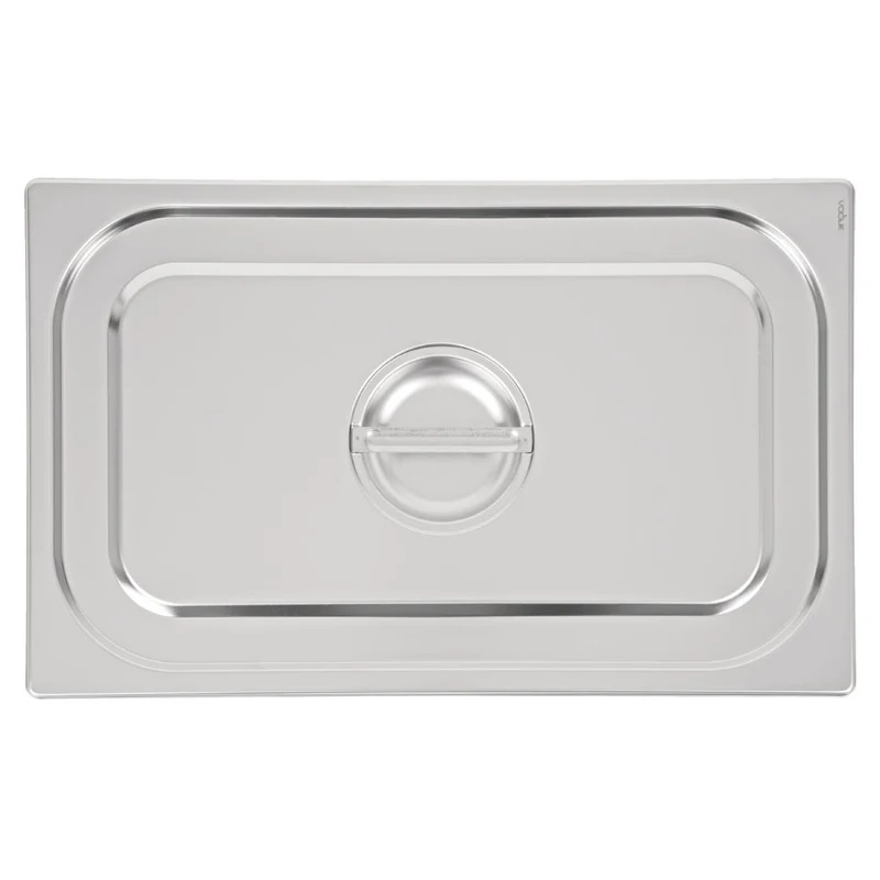 Couvercle inox 18/10 professionnel Vogue GN 1/1