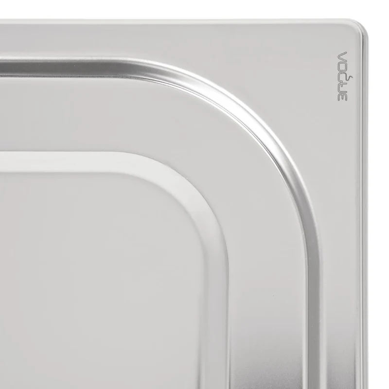 Couvercle inox 18/10 professionnel Vogue GN 1/1