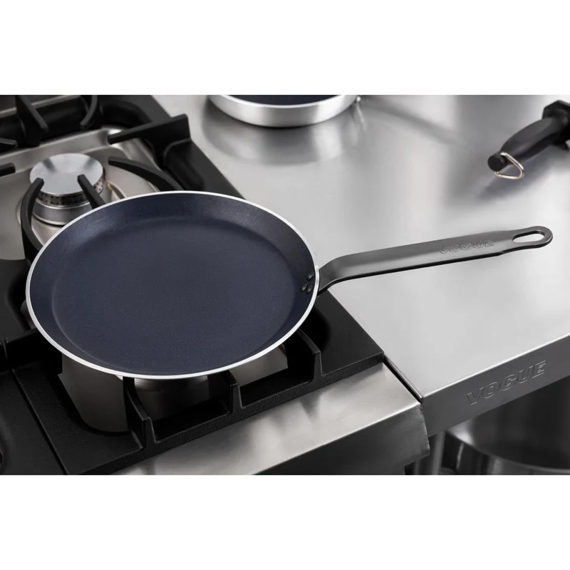 Crêpière antiadhésive induction en aluminium et téflon Vogue 260mm