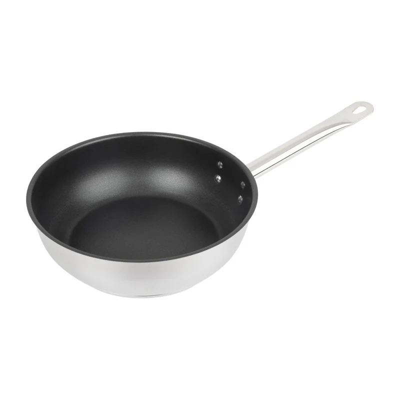 Sauteuse inox antiadhésive Vogue teflon Platinium Plus 240mm