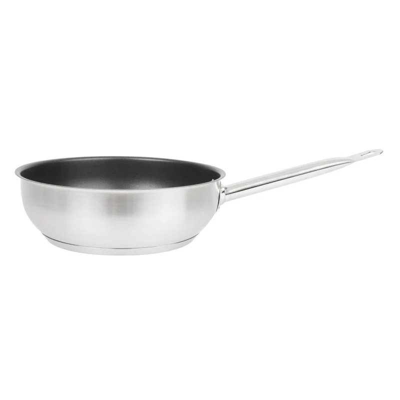 Sauteuse inox antiadhésive Vogue teflon Platinium Plus 240mm
