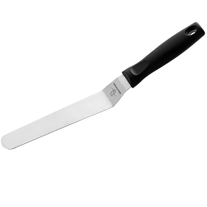 Spatule coudée inox manche ergonomique - MATFER