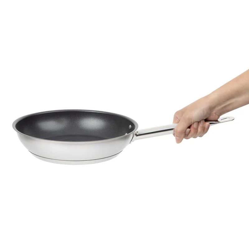 Poêle antiadhésive en inox Vogue Téflon Platinum Plus 240 mm