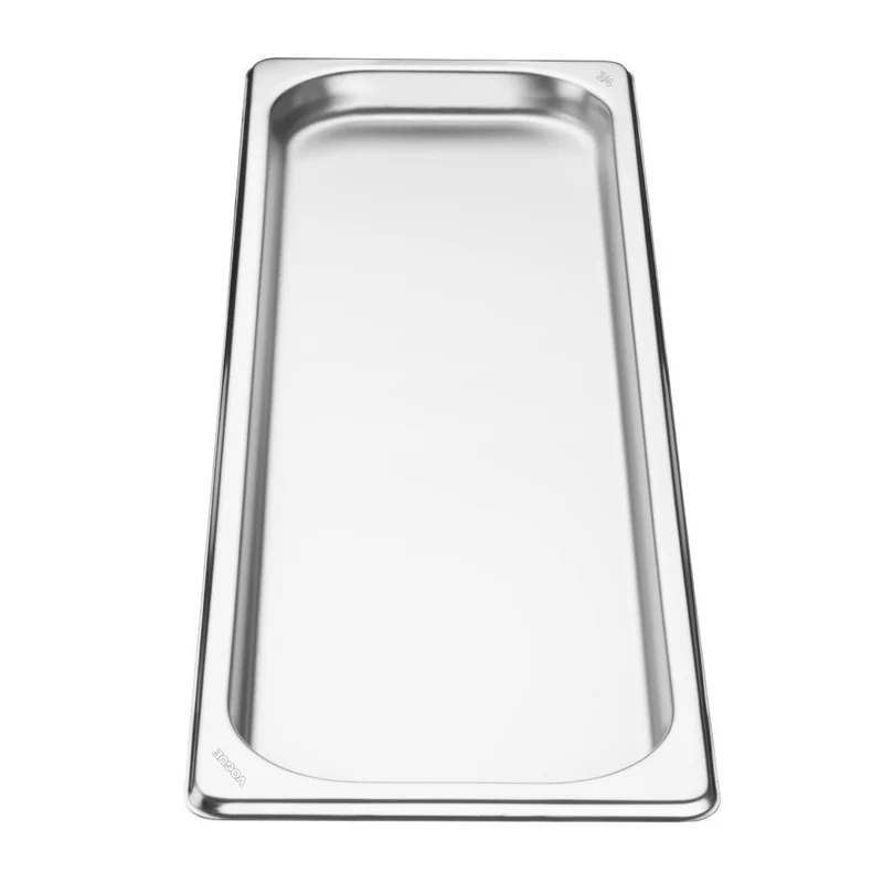 Plateau inox GN 2/4 Vogue 20mm