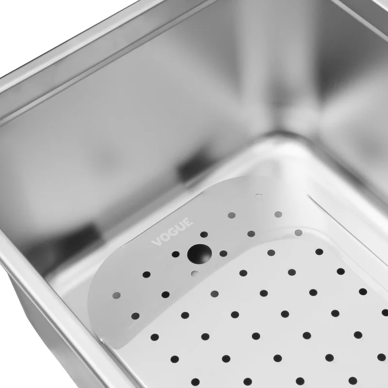 Égouttoir en acier inoxydable Vogue pour GN 1/1
