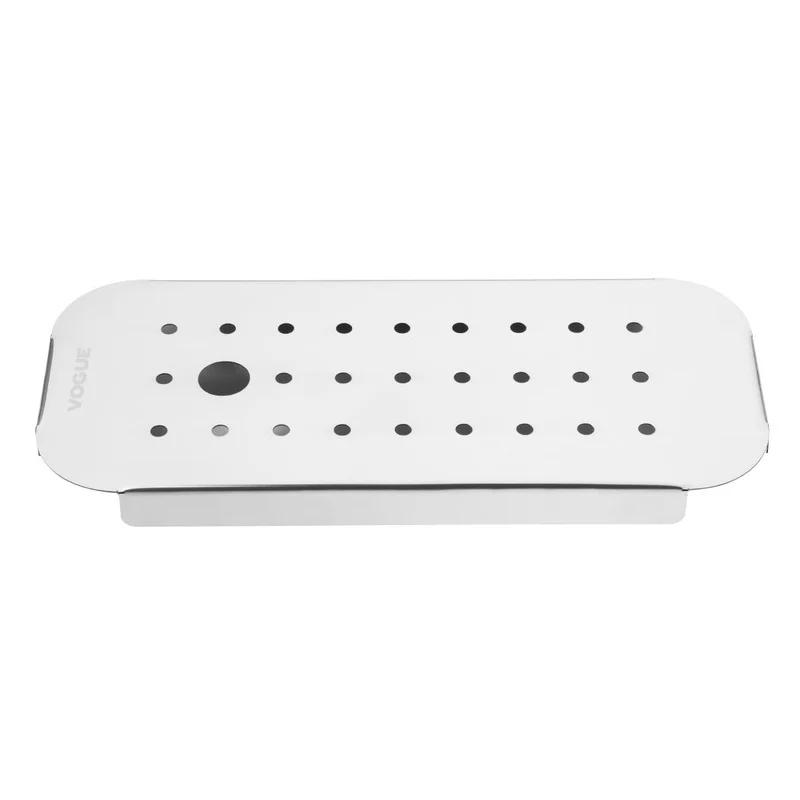 Égouttoir en acier inoxydable Vogue pour GN 1/3