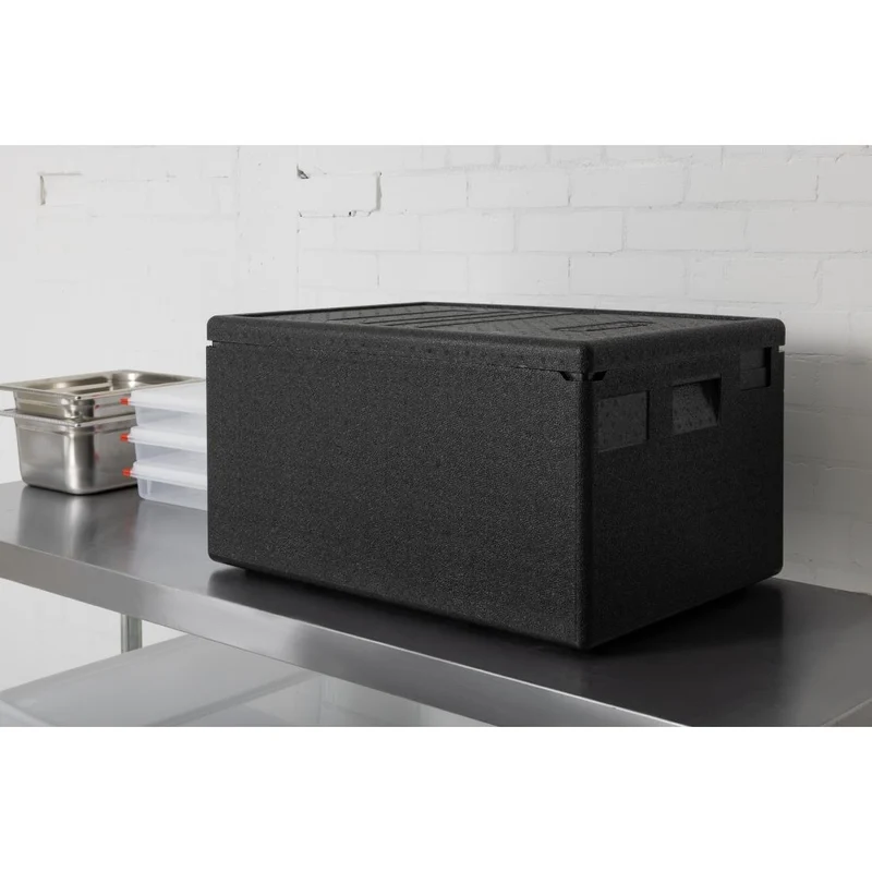 Conteneur isotherme ouverture sur le dessus Cambro GoBox EPP noir 80L