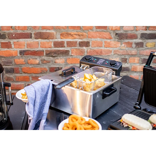 Friteuse double 2 x 3 L inox DOC217 Livoo