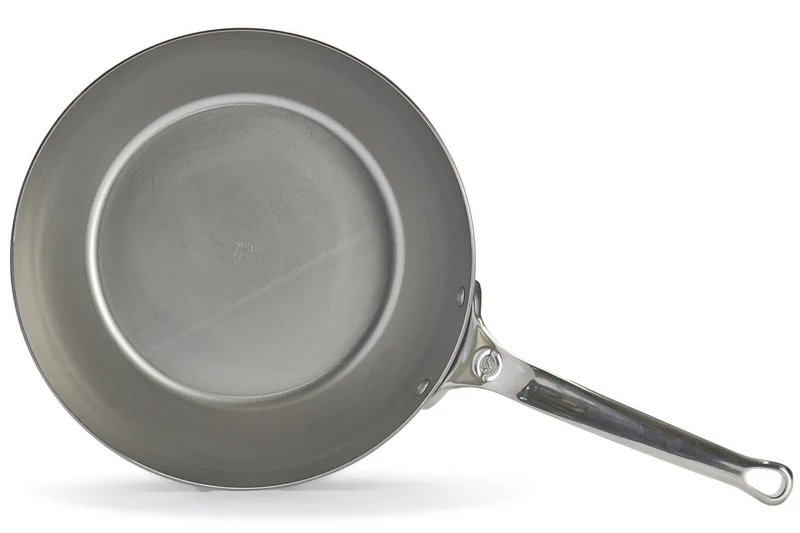 Sauteuse paysanne De Buyer Mineral B Pro 28cm en acier et poignée en fonte d'inox