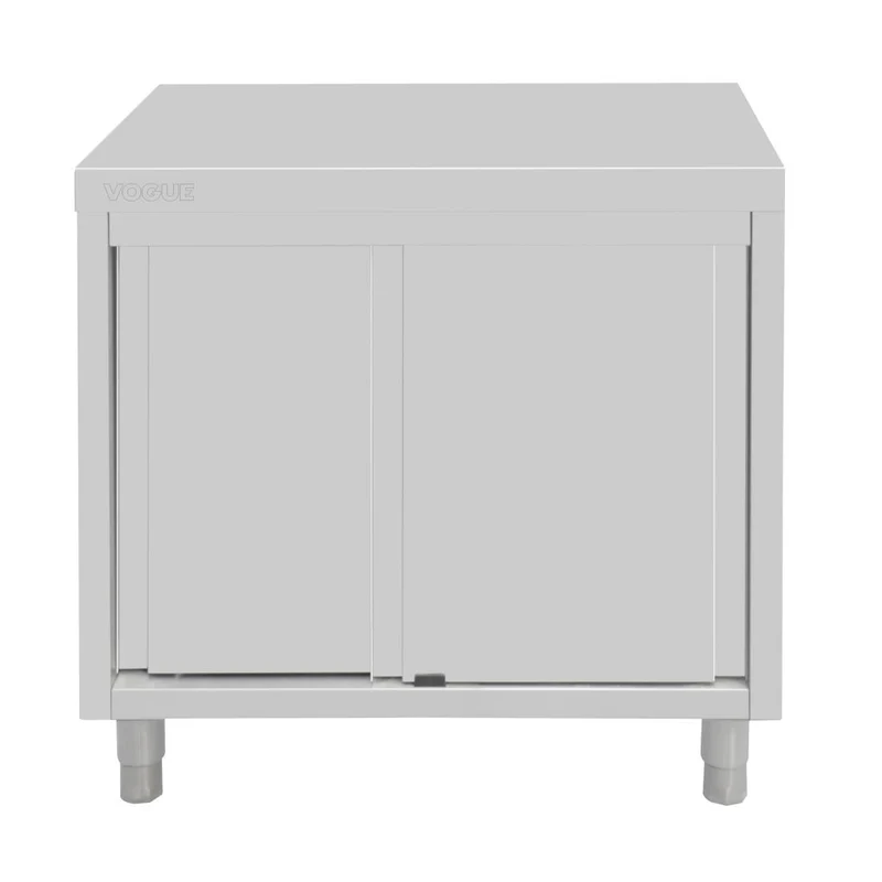 Armoire sur pieds en acier inoxydable Vogue 900x900x600mm