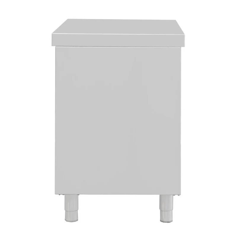Armoire sur pieds en acier inoxydable Vogue 900x900x600mm