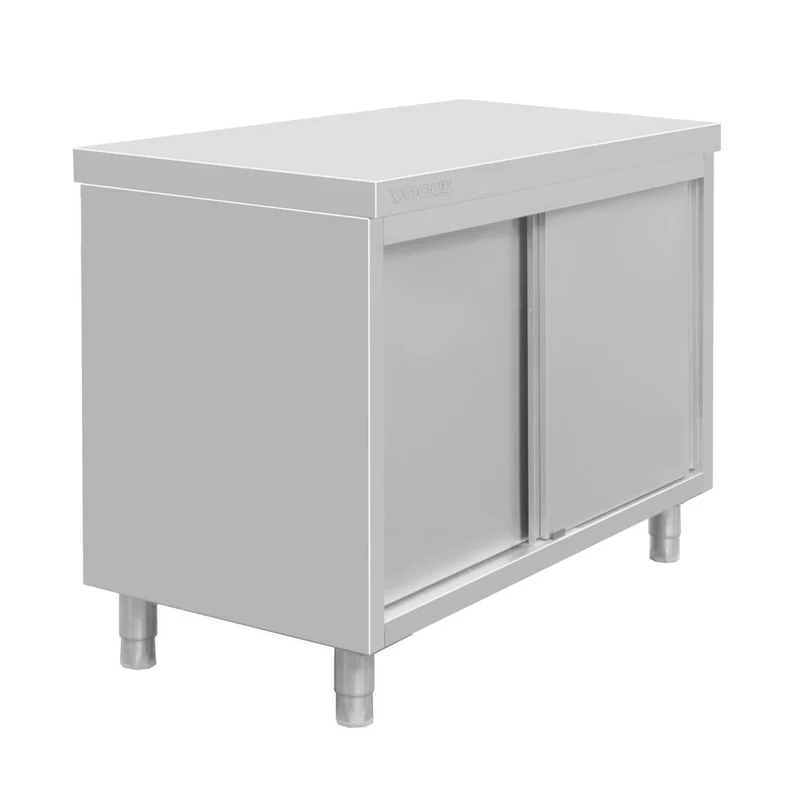 Armoire sur pieds en acier inoxydable Vogue 900x1200x600mm