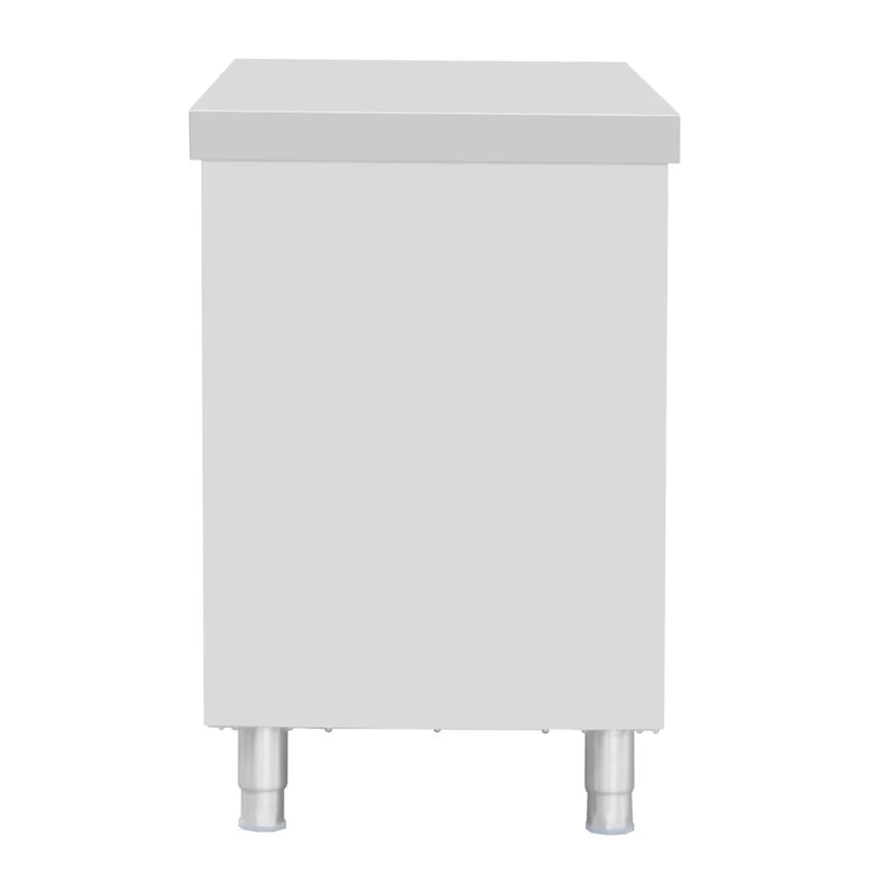 Armoire sur pieds en acier inoxydable Vogue 900x1200x600mm