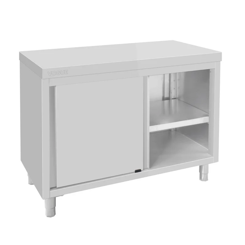 Armoire sur pieds en acier inoxydable Vogue 900x1200x600mm