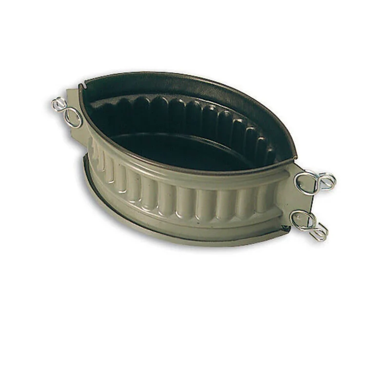 Pâté en Croûte Exopan Ovale à Côtes 21 x 14 x 9 cm - MATFER