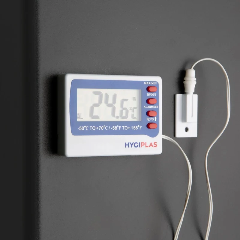 Thermomètre numérique pour congélateur et réfrigérateur Hygiplas