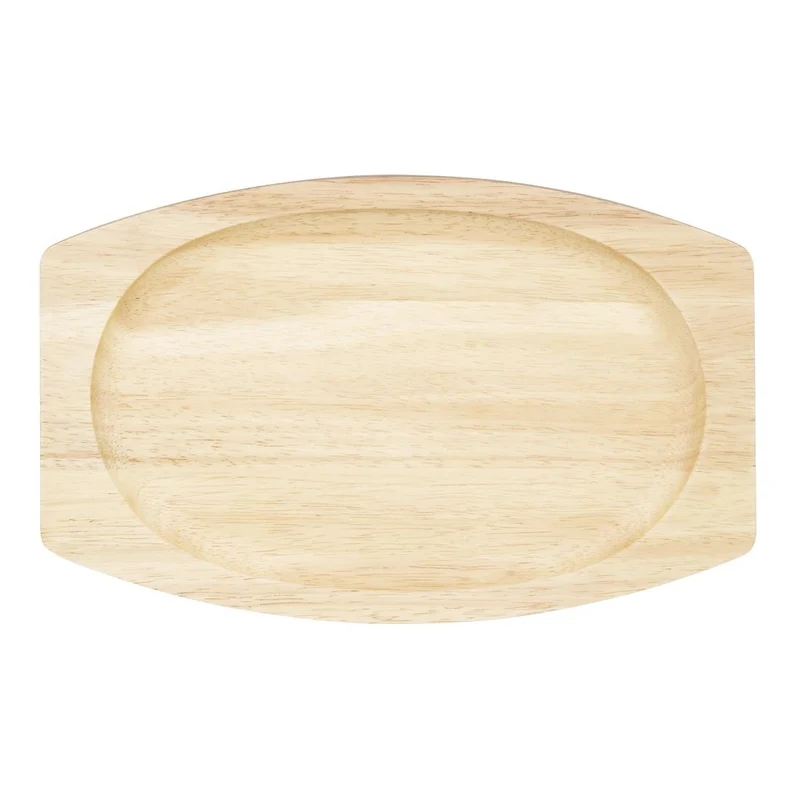 Planche en hévéa pour plat ovale en fonte Olympia 335x205mm pour GJ557