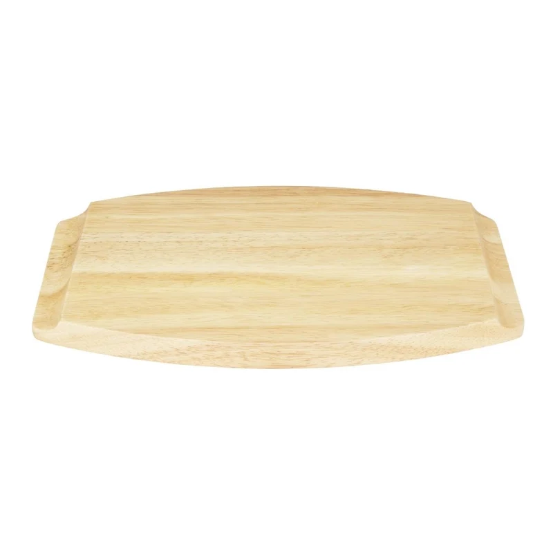 Planche en hévéa pour plat ovale en fonte Olympia 335x205mm pour GJ557