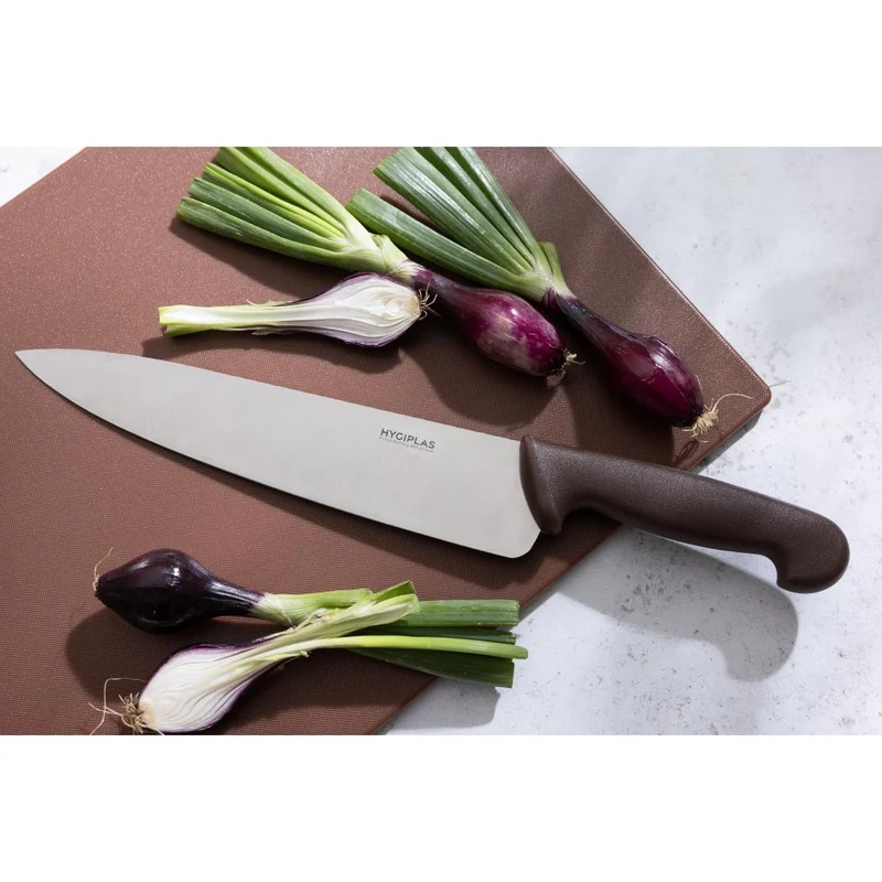 Couteau de cuisinier Hygiplas marron 255mm