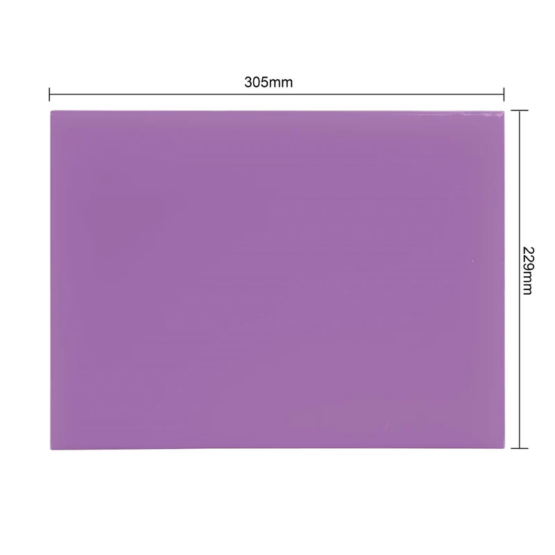 Petite planche à découper haute densité Hygiplas violette 229x305x12mm
