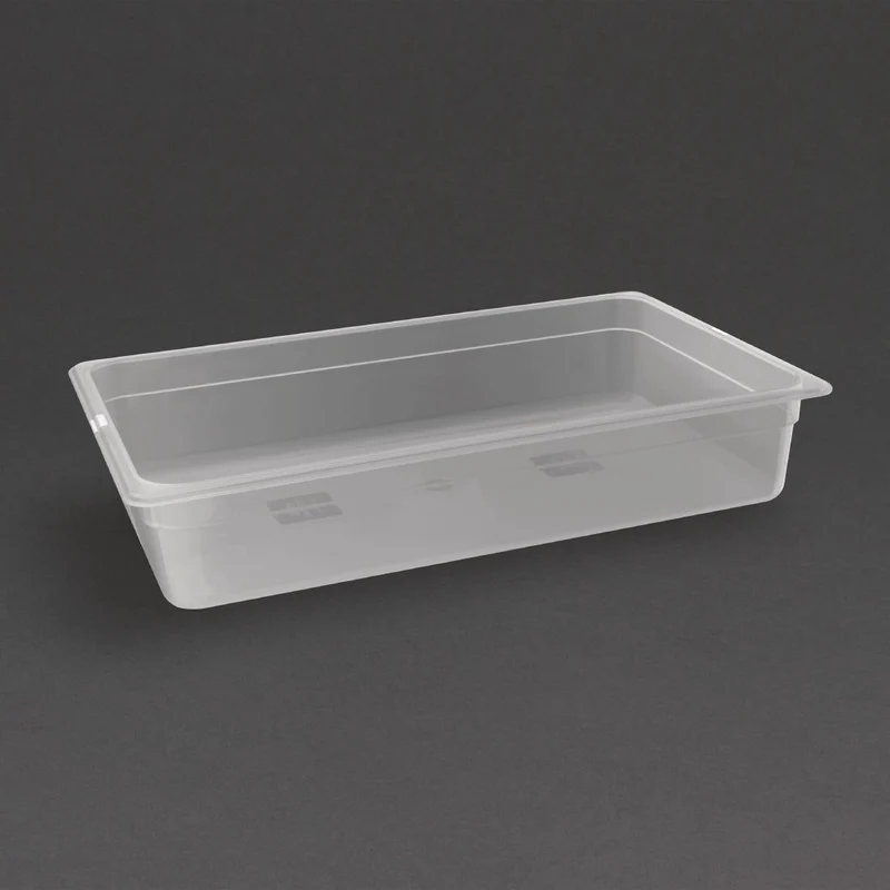Bac en polypropylène GN 1/1 sans couvercle Nisbets Essentials 100mm