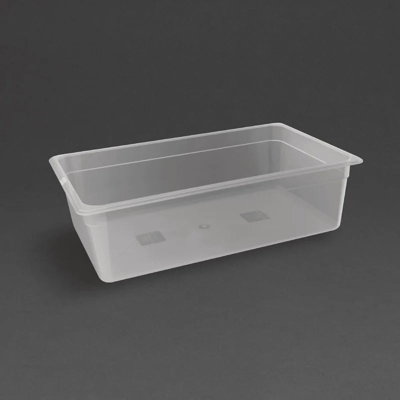 Bac en polypropylène GN 1/1 sans couvercle Nisbets Essentials 150mm