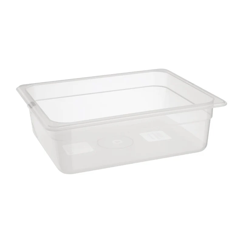 Bac en polypropylène GN 1/2 sans couvercle Nisbets Essentials 100mm