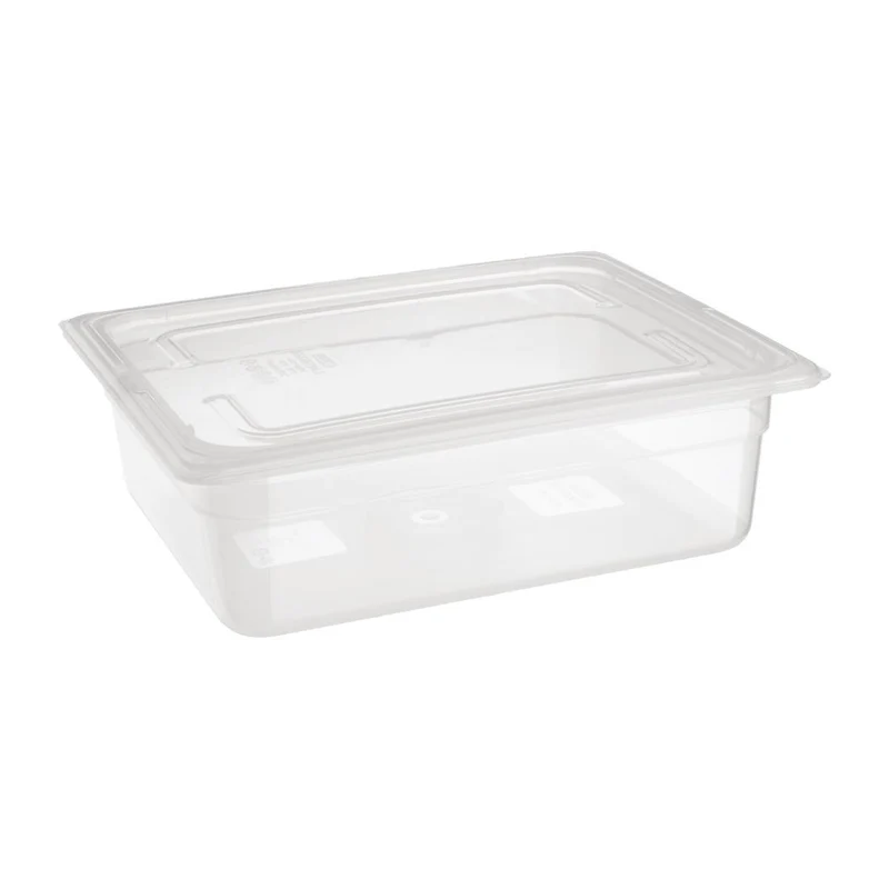 Bac en polypropylène GN 1/2 sans couvercle Nisbets Essentials 100mm