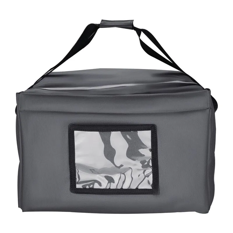 Sac à pizza isotherme Vogue gris 495 x 495 x 320 mm