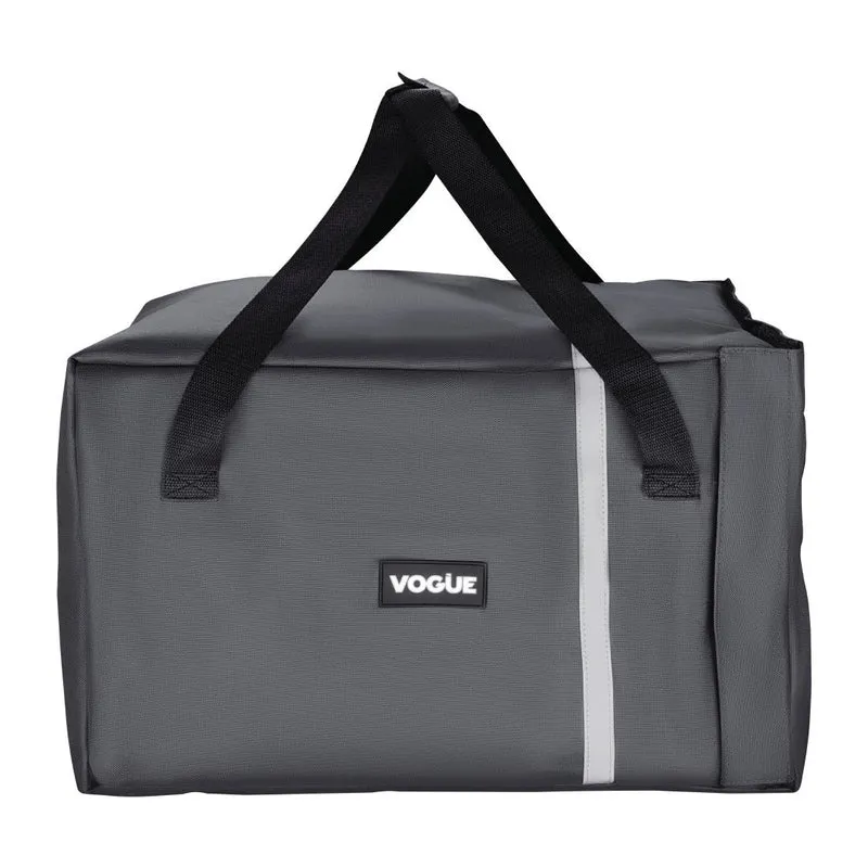 Sac à pizza isotherme Vogue gris 495 x 495 x 320 mm