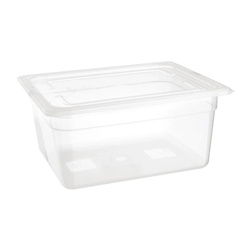 Bac en polypropylène GN 1/2 sans couvercle Nisbets Essentials 150mm