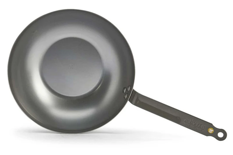 Wok bombé à queue De Buyer Mineral B ø28cm en fer