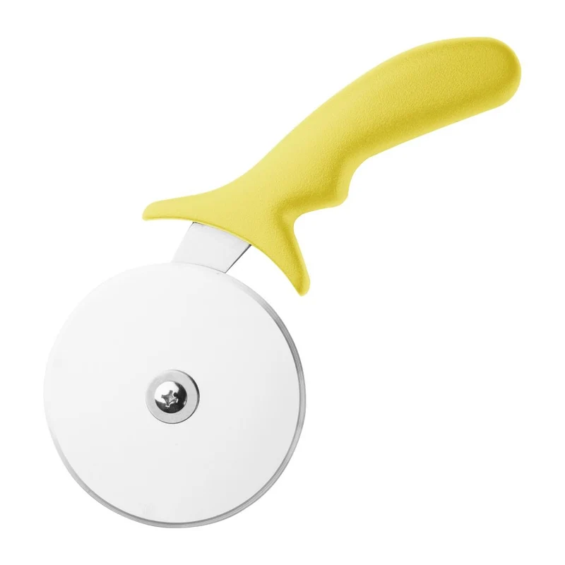 Roulette à pizza Hygiplas jaune 102 mm