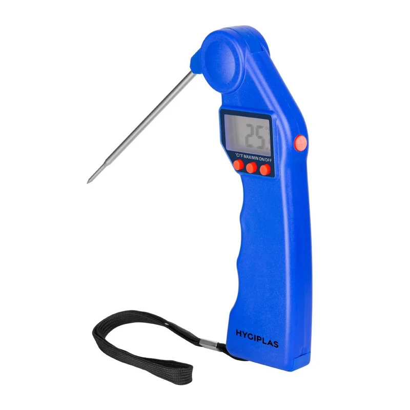 Thermomètre à code couleur Hygiplas Easytemp bleu