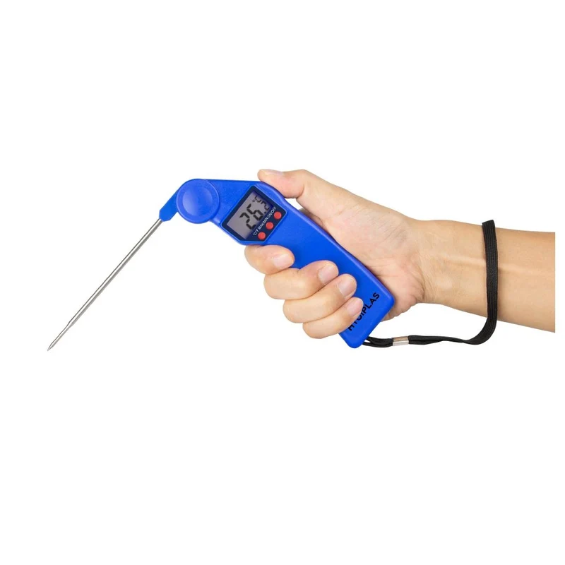Thermomètre à code couleur Hygiplas Easytemp bleu