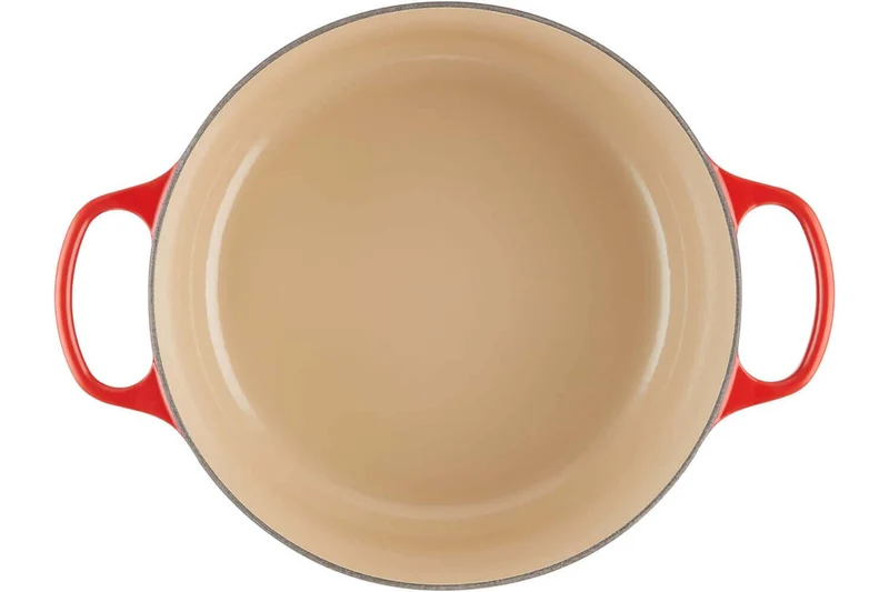 Cocotte ronde en fonte émaillée Le Creuset Signature 24cm Cerise