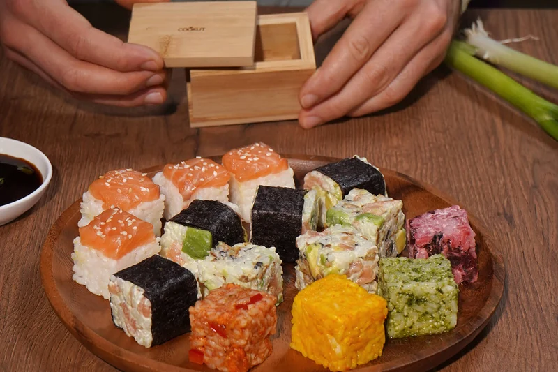 Coffret Cookut Sushi Cube + livret 100 recettes