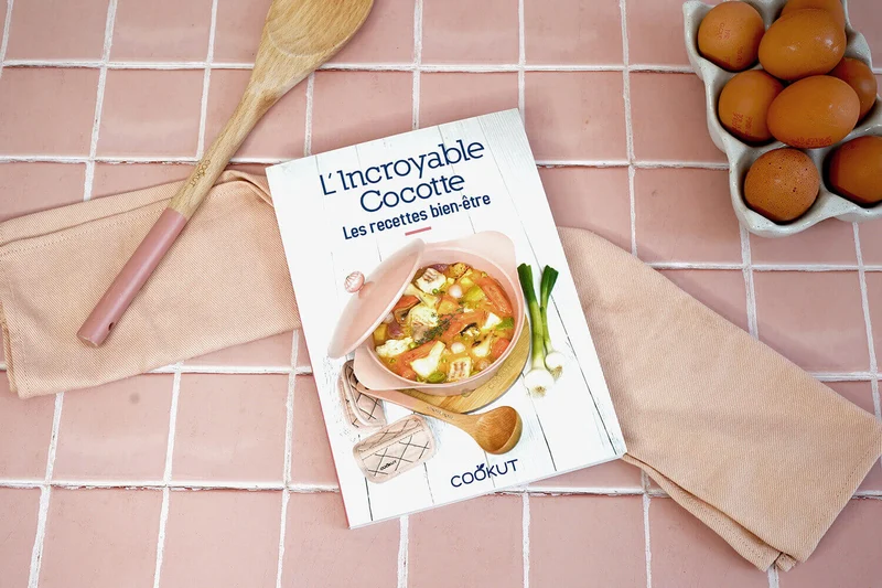 Livre de cuisine Cookut Les recettes bien-être de l'Incroyable Cocotte