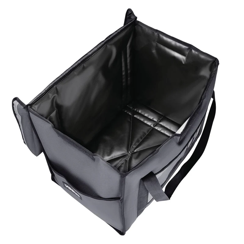 Sac de livraison isotherme pliant Vogue gris 540 x360 x 430 mm