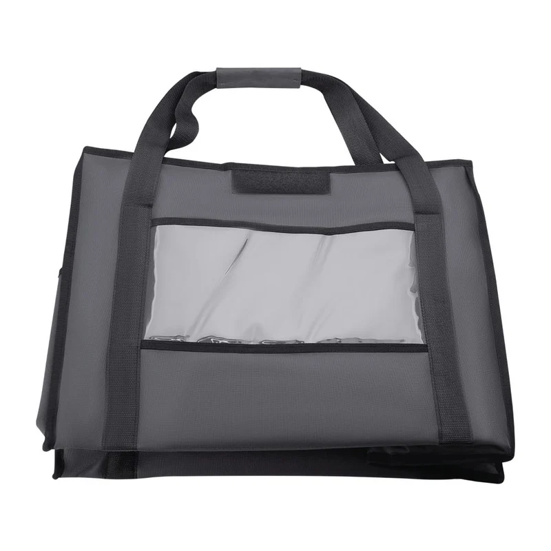 Sac de livraison isotherme pliant Vogue gris 540 x360 x 430 mm