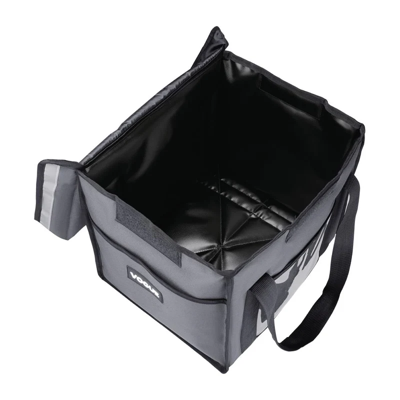 Sac de livraison isotherme pliant Vogue gris 305 x 380 x 380 mm