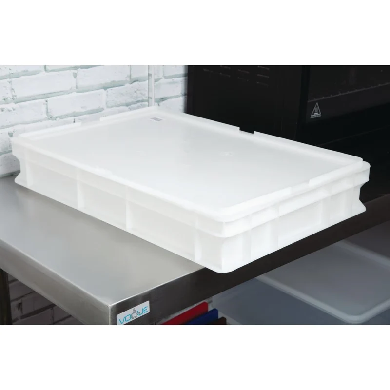 Couvercle pour boîte à pâte à pizza en polyéthylène Cambro 60x40x2cm