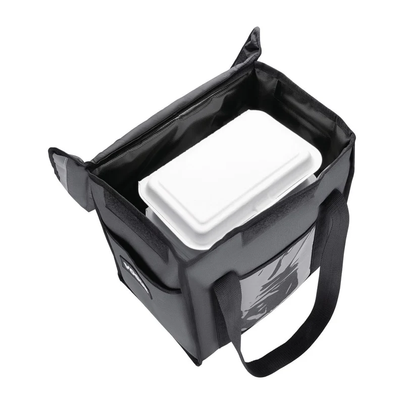 Sac de livraison isotherme chargement par le haut Vogue gris 330 x 230 x 330 mm