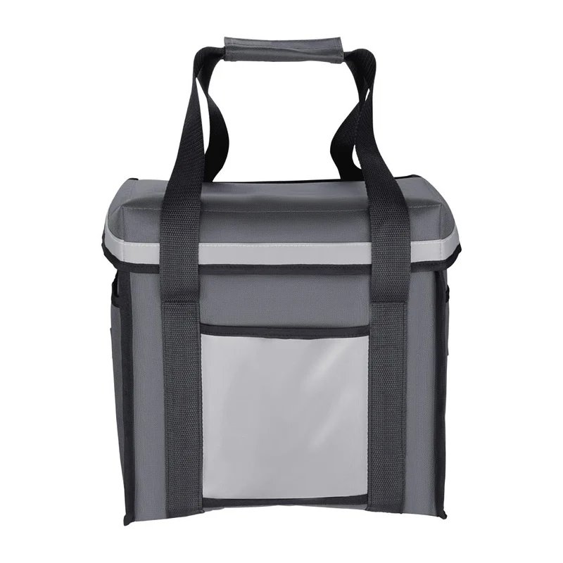 Sac de livraison isotherme chargement par le haut Vogue gris 330 x 230 x 330 mm