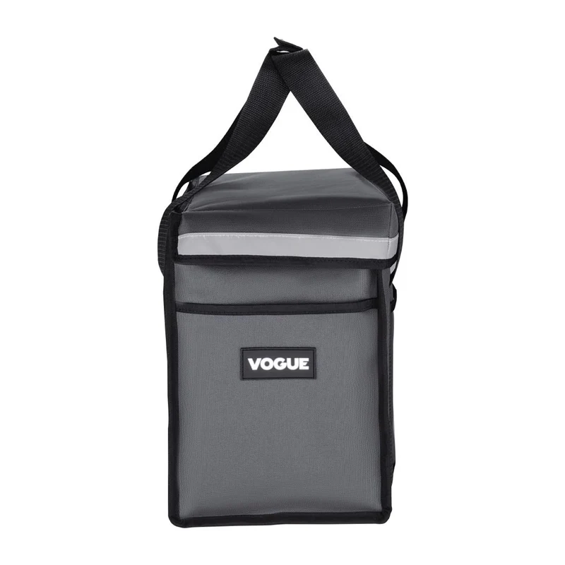 Sac de livraison isotherme chargement par le haut Vogue gris 330 x 230 x 330 mm